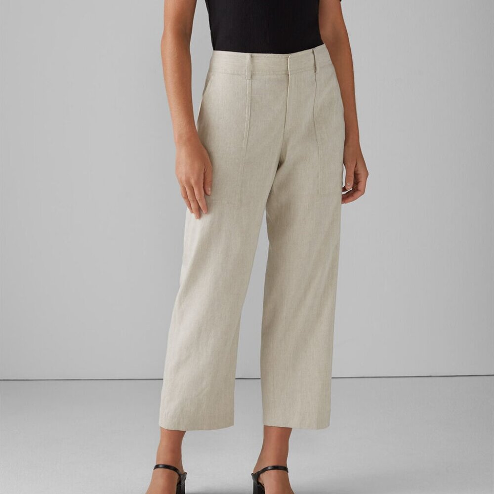 Club Monaco Women's Hadarahh Pant Linen Blend NWT Size 12